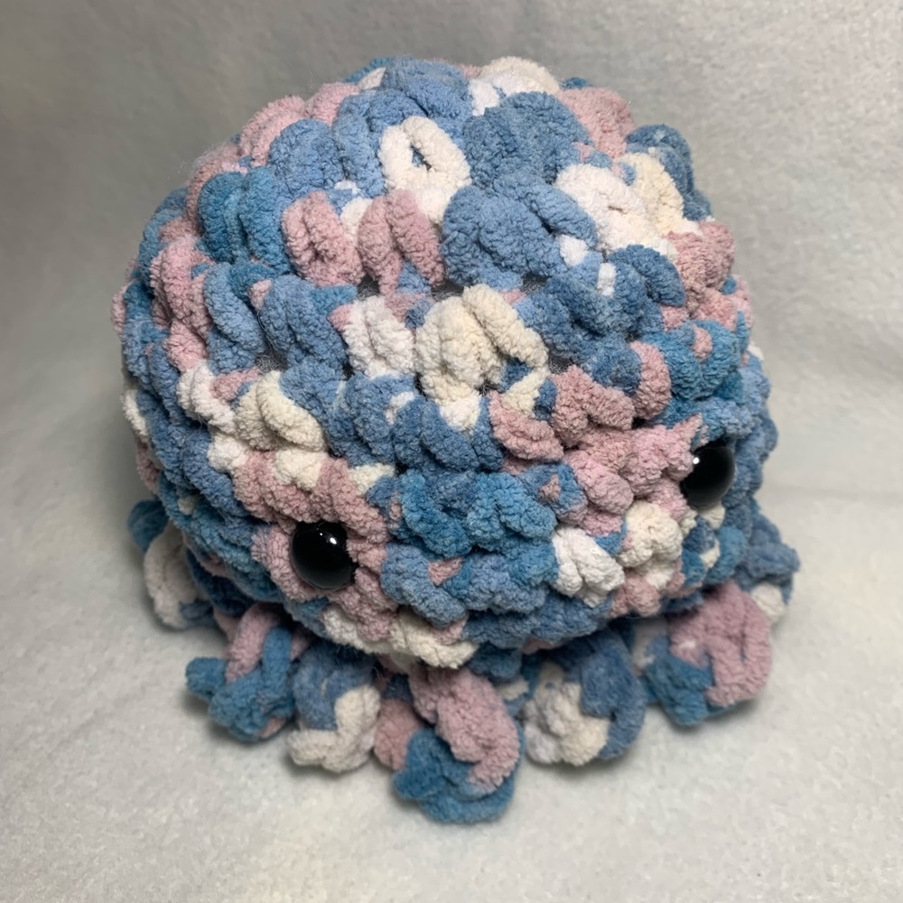 Plush Multicolor Octopus Toy